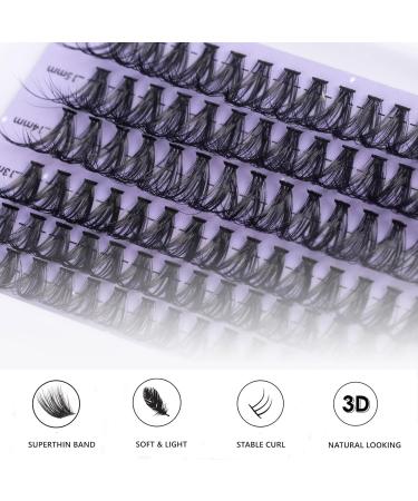 DIY Eyelash Extensions - 120 Individual False Eyelashes for Beginners | Reusable 10-16mm C/CC/D Curl | 30D Pack - Buy Online on GoSupps.com