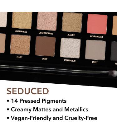 W7 Seduced Provocative Pressed Pigment Palette - 0.39 oz (11.2 g) | Vibrant Eyeshadow Colors - Buy Online on GoSupps.com