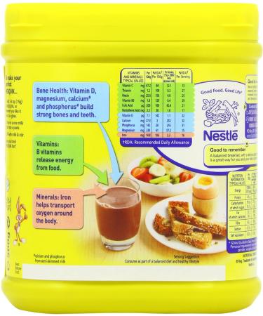 Nestle Nesquik Chocolate Flavour Milk Powder 2x500g Tubs - Buy Online on GoSupps.com