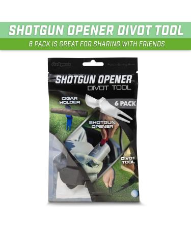 GoSports Golf Beer Shotgun Divot Tool and Cigar Holder - Gray 6 Pack - Buy Online on GoSupps.com