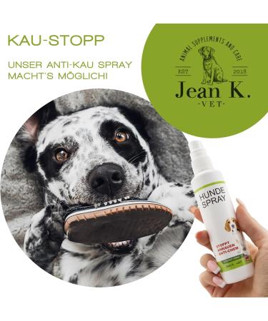 Jean K. Vet 3x Defense Spray for Dogs & Cats - Anti-Urinating & Anti-Scratching Furniture Solution - 100ml Odorless Effective Indoor Pet Protection - Buy Online on GoSupps.com