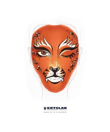 Kryolan Pintura Water Color 25ml - Copper | Washable Vegan Perfume-Free Gluten-Free - Ideal for Children & Parties Carnival & Halloween - Buy Online on GoSupps.com