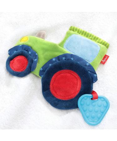Buy SIGIKID 42301 Active Crinkle Cloth Tractor Toy for Babies | Green/Blue | Ideal from Birth | Perfect for Girls & Boys - Buy Online on GoSupps.com