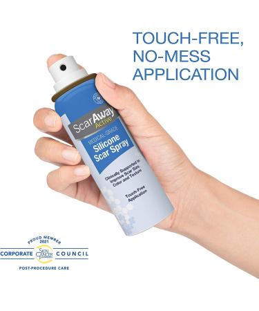 ScarAway Silicone Scar Spray 1.7 oz - Promotes Healing & Fades Scars - 1.7 Fl Oz (Pack of 1) - Buy Online on GoSupps.com