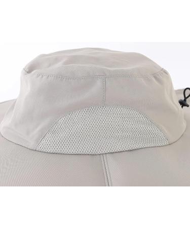Home Prefer Outdoor Mens UPF50+ Sun Hat with Neck Flap - Light Grey - Buy Online on GoSupps.com