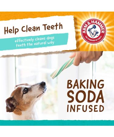 Arm & Hammer Twisters Fresh Breath Dental Treats for Medium Dogs - 8 Mint Flavors - Buy Online on GoSupps.com