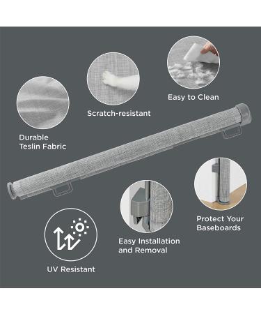 Lesure Retractable Baby Gate for Stairs - Extra Wide Dog Gate | 71W x 34H Pet Safety Gate for Doorways, Hallways - Indoor/Outdoor - Buy Online on GoSupps.com