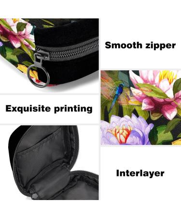 Period Bag Sanitary Napkin Storage - GIAPB Pad Holder & Makeup Pouch, Art Painting Flower Animal Design - Buy Online on GoSupps.com