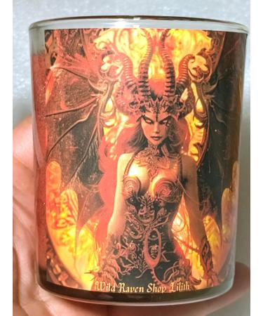 Deity Devotional Candles. Lilith Candle. Aromatherapy. Intention Candle. Soy candle. Scented candle. Chakra. Reiki infused. Spiritual. Energy Red