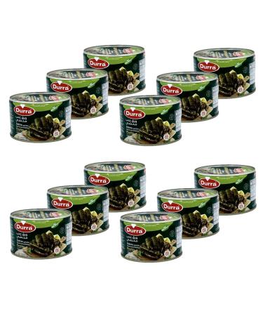 Lot 12x Rice stuffed vine leaves / Dolma - Durra - 400g