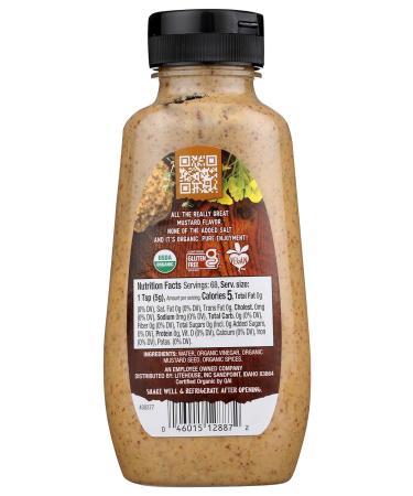 ORGANICVILLE Organic Salt Free Mustard 12 oz - Buy Now for a Healthy Flavor Boost - Buy Online on GoSupps.com