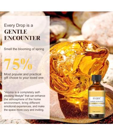 EUQEE Amber Romance Fragrance Oils 2.02 Fl oz/ 60ml Essential Oils for Diffuser Candle Making DIY Soap with Glass Dropper Amber Romance 2.02 Fl Oz (Pack of 1) - Buy Online on GoSupps.com