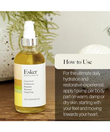 Buy Restorative Body Oil 4oz - Nourishing Skin Care for All Skin Types | International Shipping Available - Buy Online on GoSupps.com