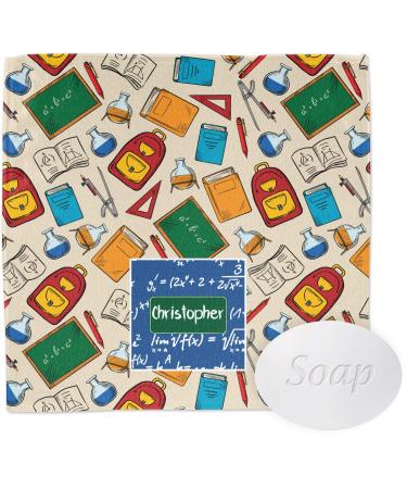 YouCustomizeIt Personalized Math Lesson Washcloth