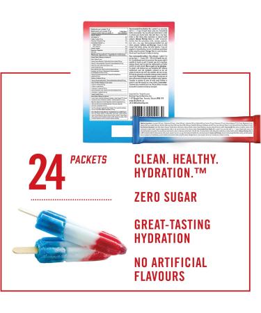 BioSteel Hydration Mix Great Tasting Hydration with Zero Sugar and No Artificial Flavours or Preservatives Ice Pop Flavour 24 Single Serving Packets - Buy Online on GoSupps.com