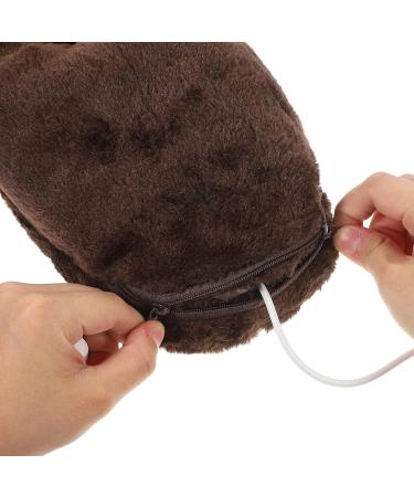 USB Electric Heating Slippers - Heated Winter Shoes for Adults - Black Medium Foot Warmers - Buy Online on GoSupps.com