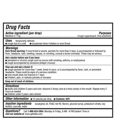 HALLS Relief Strawberry Cough Drops Economy Pack - 80 Count - Buy Online on GoSupps.com