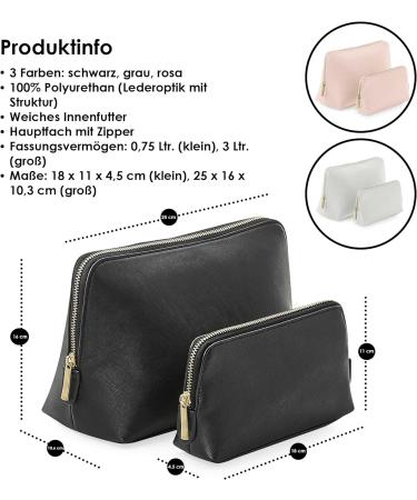 Personalized Cosmetic Bag for Women | Custom Makeup & Cultural Bags | Perfect Birthday & Christmas Gift (Black) - Buy Online on GoSupps.com