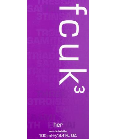French Connection Fcuk 3 Uk For Women eau-de-toilette Spray 3.40 Ounce - Buy Online on GoSupps.com