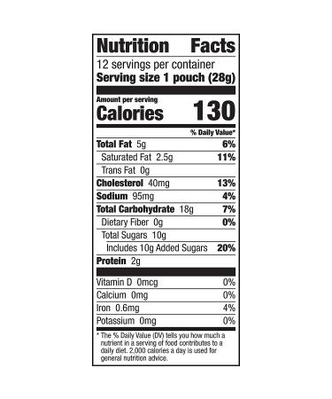 Pillsbury Mini Soft Baked Confetti Cookies - 12 ct Snack Bags - Buy Online on GoSupps.com