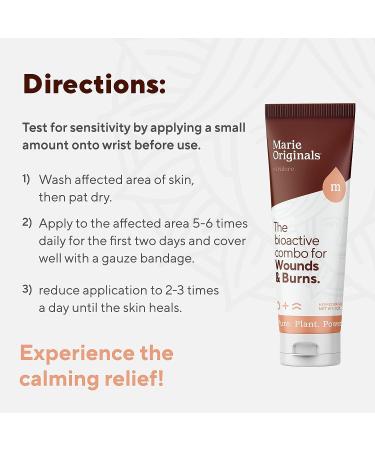 MARIE'S ORIGINAL All-Natural Skin Repair Cream | Calendula Vitamin E Ointment for Burns, Cellulitis, Ulcers, Hemorrhoids, Rashes, Cuts & Nipple Sores - Buy Online on GoSupps.com