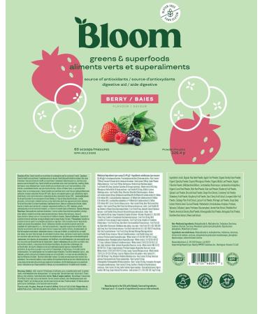 Bloom Nutrition Super Greens Powder Smoothie & Juice Mix - Probiotics for Digestive Health & Bloating Relief for Women Digestive Enzymes with Superfoods Spirulina & Chlorella for Gut Health (Berry) - Buy Online on GoSupps.com