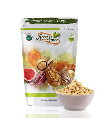 Anna and Sarah Organic Raw Cashews 3 lb Resealable Bag - Premium Quality Nuts - Buy Online on GoSupps.com