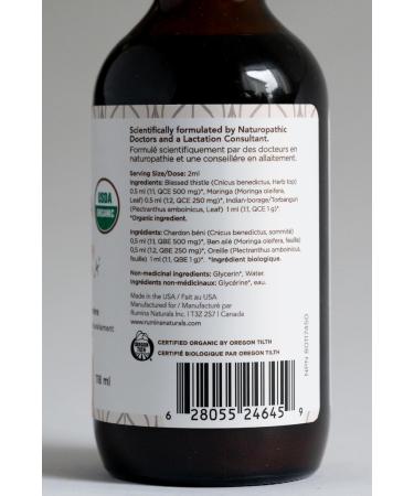 Lactation Supplement: The Milky Way (ALCOHOL FREE VERSION): Boost Your Milk Supply Naturally! Certified Organic Breastfeeding Supplement to Increase Breast Milk Supply. Alcohol Free Fenugreek Free All Natural Non-GMO Vegan. Made in Canada. 118ml / 4oz - Buy Online on GoSupps.com