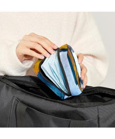 GIAPB Tropical Parrot Period Bag - Sanitary Napkin Storage & Travel Makeup Pouch Color3498 - Buy Online on GoSupps.com