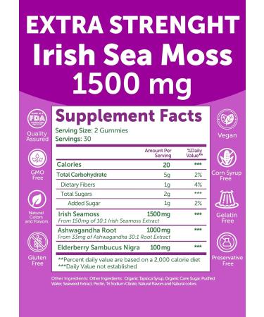 Lunakai USA Made Super Mushroom & Sea Moss Gummies Bundle 10-Mushroom Complex & Daily Wellness Support 60 Non-GMO Gummies Each - Buy Online on GoSupps.com