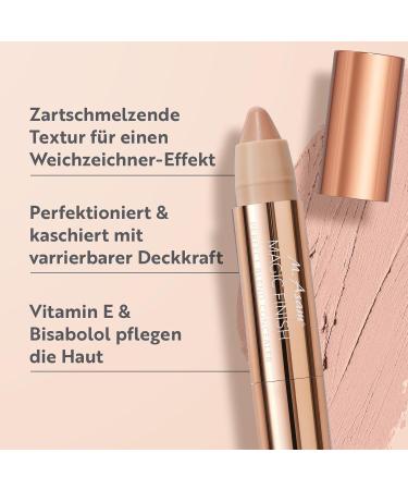 M. Asam Magic Finish Perfect Blend Concealers - Beige (3g) | Flaw Concealing Makeup with Adjustable Opacity | Instant Flawless Look - Buy Online on GoSupps.com