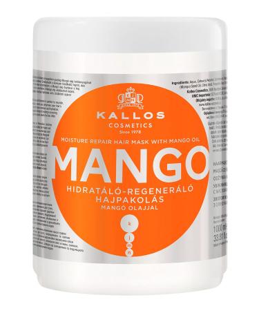 Kallos KJMN Hair Mask with Mango Oil 1000 ml Odourless 1.03 kg (Pack of 1)