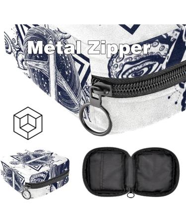 Sanitary Napkin Storage Bag - Cthulhu Octopus Menstrual Cup Pocket for Women | Portable Feminine Hygiene Organizer - Buy Online on GoSupps.com