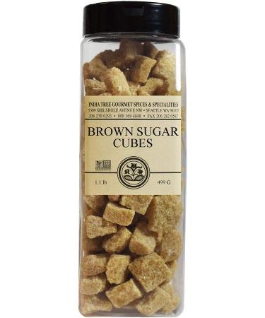 India Tree Brown Sugar Cubes, 17.6 Oz