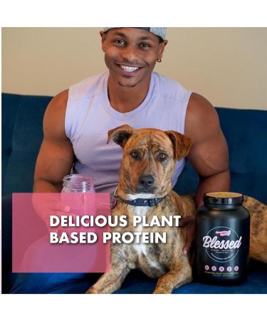 Blessed Vegan Protein Powder - Plant Based Protein Powder Meal Replacement Protein Shake 23g of Pea Protein Powder Dairy Free Gluten Free No Sugar Added 30 Servings (Rocky Road) Rocky Road 30 Servings (Pack of 1) - Buy Online on GoSupps.com
