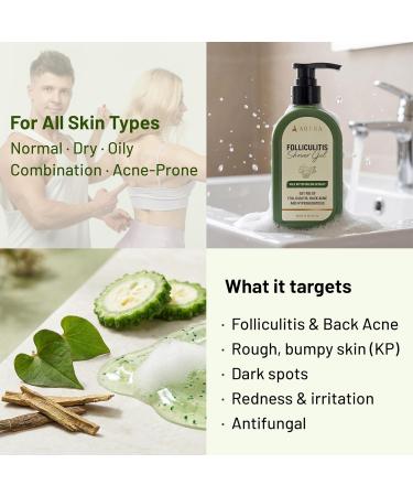 ABERA High-Performance Folliculitis Body Wash with Wild Bitter Melon Extract, BHA Shower Gel, Reduces Back Acne & Keratosis Pilaris, Folliculitis Treatment, Acne Body Wash for Sensitive Skin, 10.14 oz A. 1 Box - Buy Online on GoSupps.com