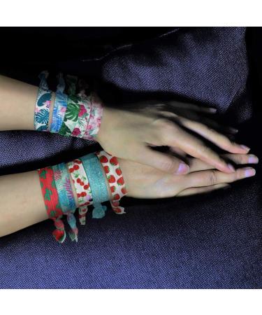 20 Pcs Elastic Hair Ties | ULIFEMALL No Crease Ribbons | Ouchless Ponytail Holders | Colorful Hair Bands for Girls and Women - Buy Online on GoSupps.com