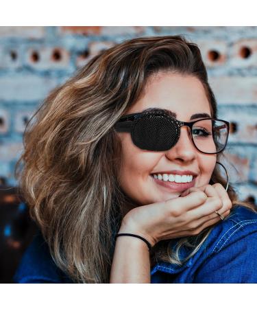 Buy 12pcs Reusable Large Size Black Eye Patches for Adults & Kids - Non-Woven Amblyopia & Strabismus Glasses Eye Patch - Ships Internationally - Buy Online on GoSupps.com