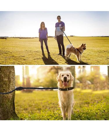 TRHIMLSBRAD Adjustable Dog Leash - 3m x 14mm for Large & Medium Dogs | Multifunctional Robust Double-Leash in Black - Buy Online on GoSupps.com