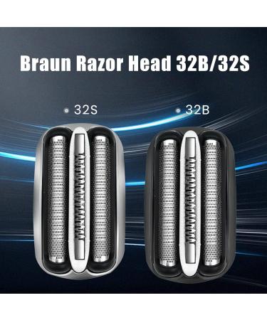 Buy Series 3 32B Replacement Heads for Braun Shavers - Compatible with Models 3000s 3010s 3040s 3050cc & More - International Shipping Available - Buy Online on GoSupps.com