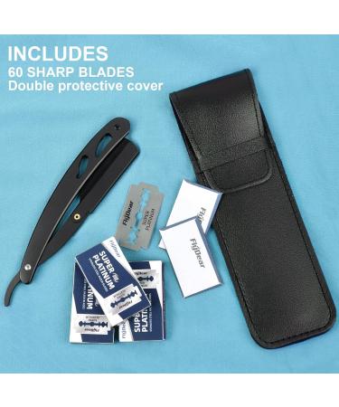 Uraqt Travel Razor Set for Men - Precision Barber Razor with 30 Double Blades & Case - Ideal for On-the-Go Grooming - Buy Online on GoSupps.com