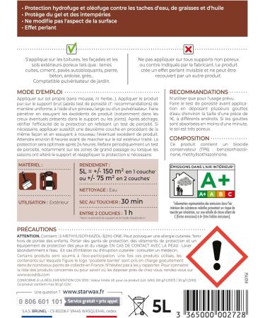 Water and grease waterproofing 5 l - Buy Online on GoSupps.com