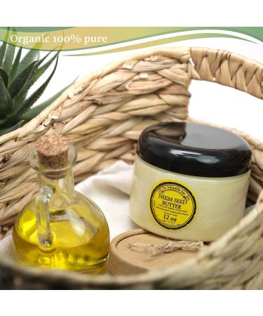 Buy Dr Adorable 12 Oz Neem Seed Butter - Pure Organic Cold Pressed Unrefined Skin Care for All Skin Types | International Shipping Available - Buy Online on GoSupps.com