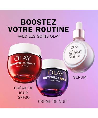 Olay Super Serum S rum Hydratant pour le Visage la Vitamine C Niacinamide Peptide de Collag ne Soin Anti- ge et clat 30ml - Buy Online on GoSupps.com