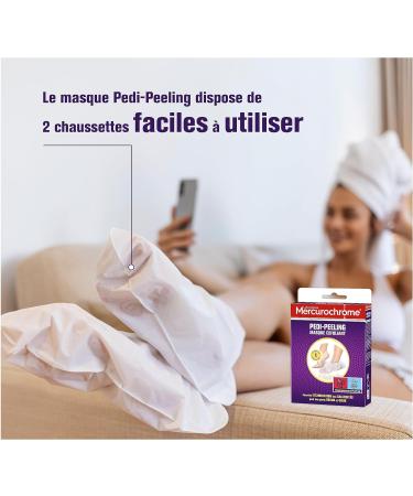 Buy Mercurochrome Pedi-Peeling Mask Exfoliating Foot Treatment for Smooth Skin | Global Shipping - Buy Online on GoSupps.com