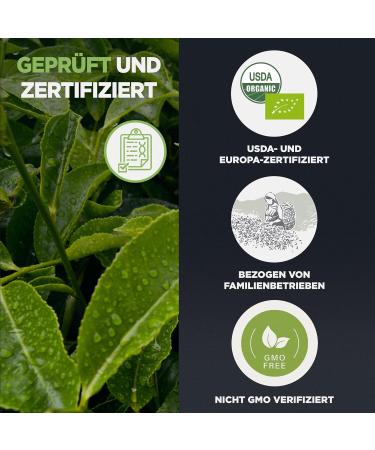 Premium Organic Matcha Powder - Ceremonial Grade 100g | Authentic Japanese Green Tea from Kyoto | Ideal for Drinking Cooking & Coffee Lattes - Buy Online on GoSupps.com