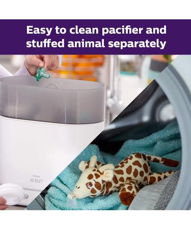 Philips AVENT Soothie Snuggle Pacifier Holder with Detachable Pacifier 0m+ - Elephant SCF347/03 - Buy Online on GoSupps.com