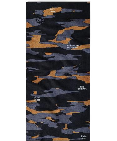 Buff Unisex Youthful Neck Warmers - EcoStretch Multifunction Cloth for Kids (Rido Black 1 Pack) | International Shipping Available - Buy Online on GoSupps.com