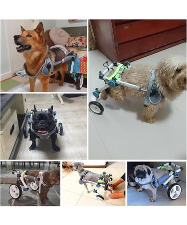 Dog Wheelchair Dog Wheelchair for Back Legs Aluminum Alloy Pet Wheelchair Lightweight Walk Tool Large/Medium Dog Cart Aids Wheelchair Portable X-Small - Buy Online on GoSupps.com