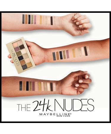 Maybelline 24K Nudes Eyeshadow Palette - 0.34 oz - Versatile Shades for Stunning Looks - Buy Online on GoSupps.com